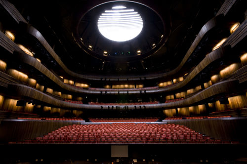 Hovedscenen i Operaen uten publikum