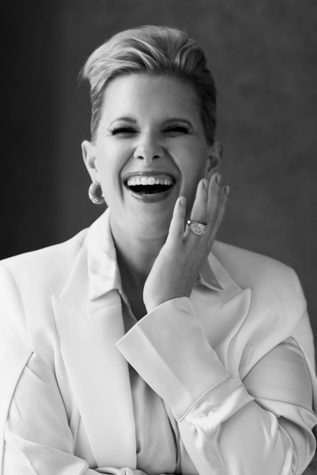 Leende kvinne